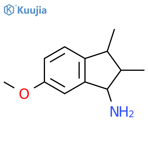 1H-Inden-1-amine, 2,3-dihydro-6-methoxy-2,3-dimethyl- structure