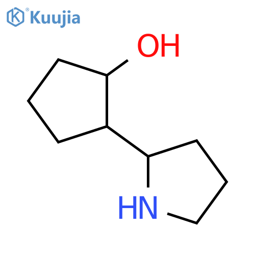 2-(pyrrolidin-2-yl)cyclopentan-1-ol structure