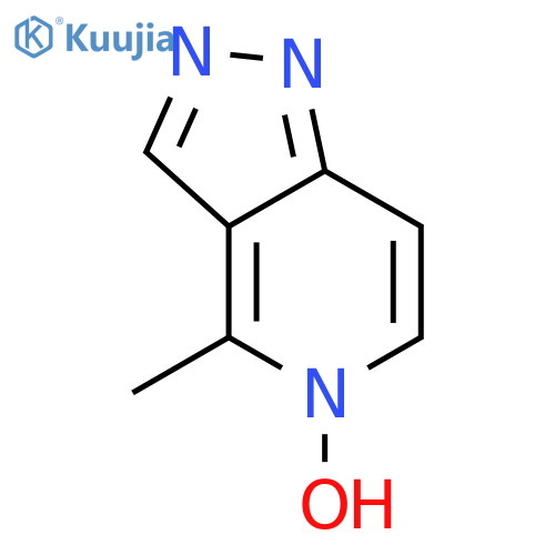 1H-Pyrazolo[4,3-c]pyridine,4-methyl-, 5-oxide structure