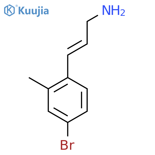3-(4-bromo-2-methylphenyl)prop-2-en-1-amine structure