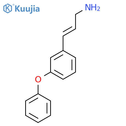 3-(3-phenoxyphenyl)prop-2-en-1-amine structure