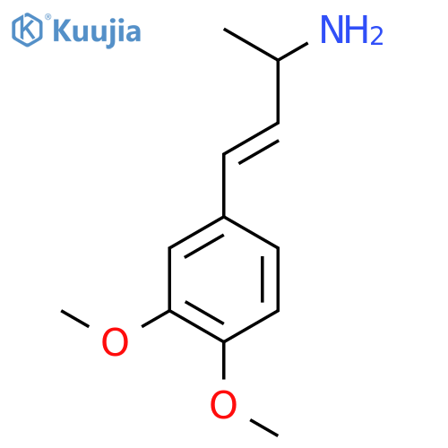 4-(3,4-dimethoxyphenyl)but-3-en-2-amine structure