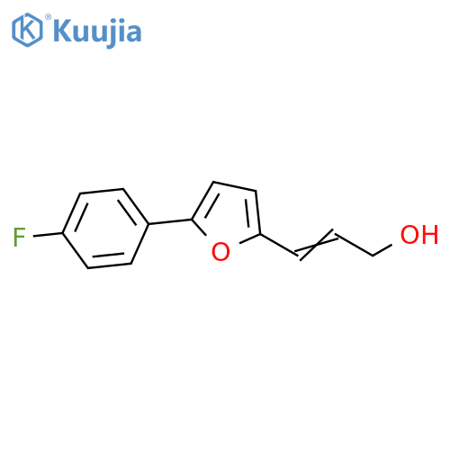 3-5-(4-fluorophenyl)furan-2-ylprop-2-en-1-ol structure