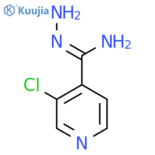 (Z)-N'-Amino-3-chloropyridine-4-carboximidamide structure