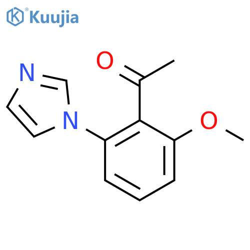 1-2-(1H-imidazol-1-yl)-6-methoxyphenylethan-1-one structure