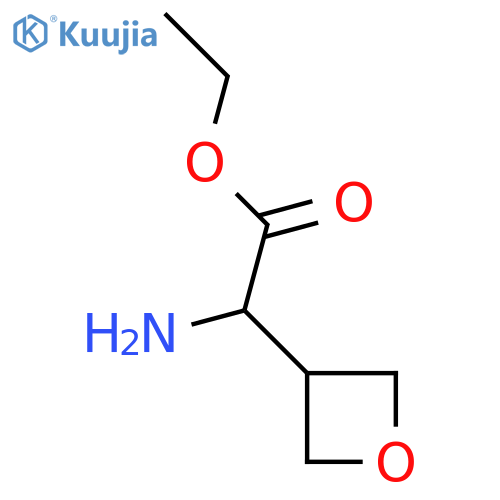 ethyl 2-amino-2-(oxetan-3-yl)acetate structure