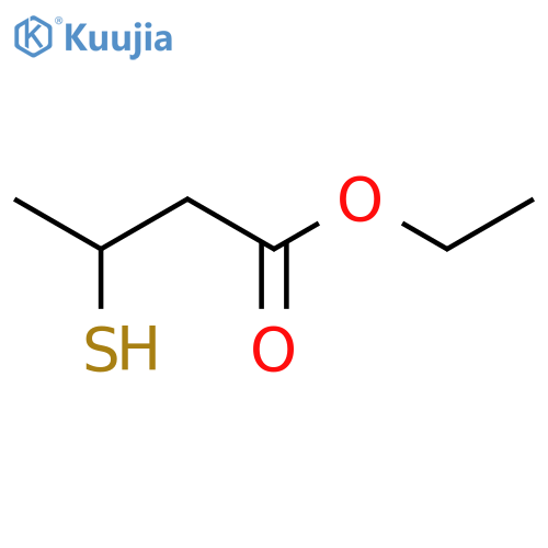 Ethyl 3-mercaptobutyrate structure