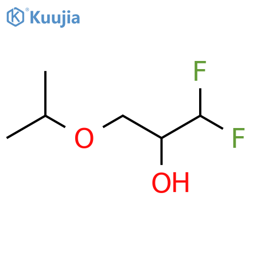 1,1-difluoro-3-(propan-2-yloxy)propan-2-ol structure