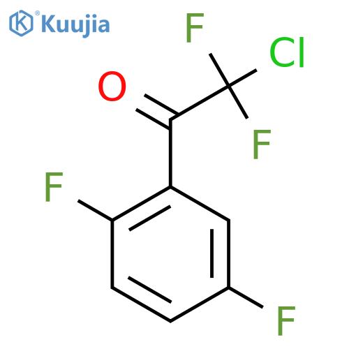 2-Chloro-1-(2,5-difluorophenyl)-2,2-difluoroethanone structure