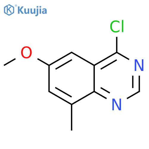 4-chloro-6-methoxy-8-methylquinazoline structure