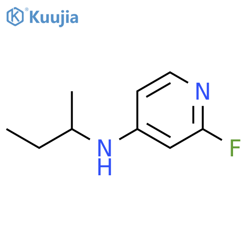 N-(Butan-2-yl)-2-fluoropyridin-4-amine structure