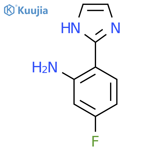 5-fluoro-2-(1H-imidazol-2-yl)aniline structure