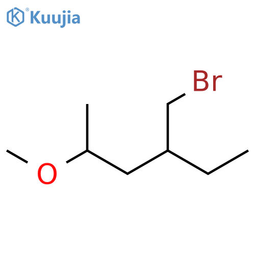 Hexane, 4-(bromomethyl)-2-methoxy- structure
