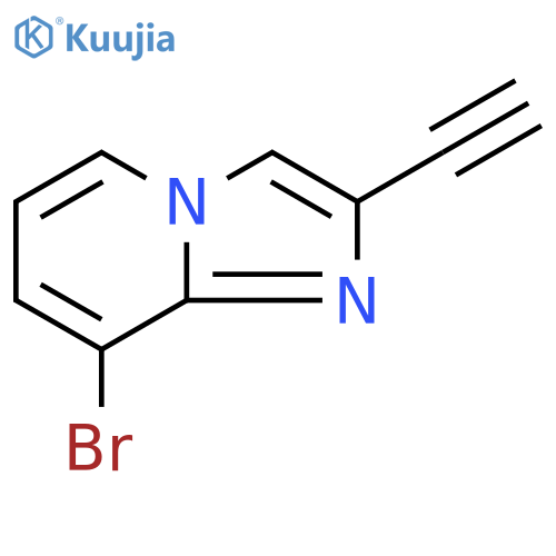 8-bromo-2-ethynylimidazo[1,2-a]pyridine structure