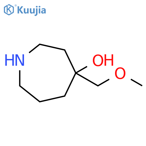 4-(methoxymethyl)azepan-4-ol structure
