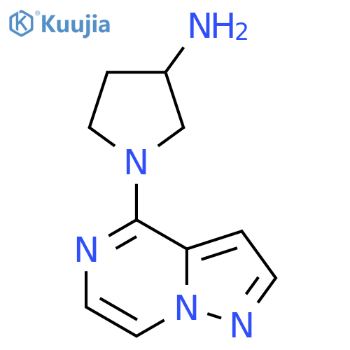 1-{pyrazolo[1,5-a]pyrazin-4-yl}pyrrolidin-3-amine structure