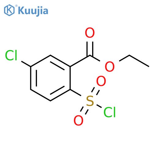 ethyl 5-chloro-2-(chlorosulfonyl)benzoate structure