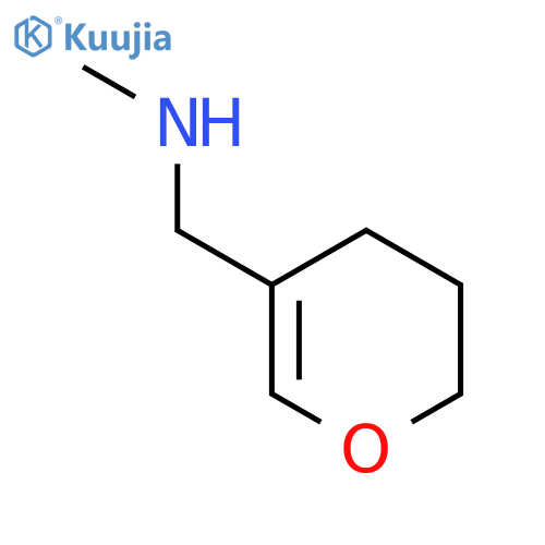 (3,4-dihydro-2H-pyran-5-yl)methyl(methyl)amine structure