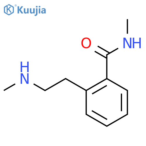 N-methyl-2-[2-(methylamino)ethyl]benzamide structure
