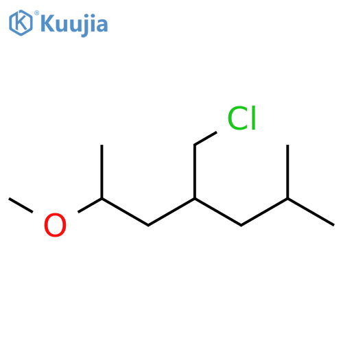 Heptane, 4-(chloromethyl)-2-methoxy-6-methyl- structure