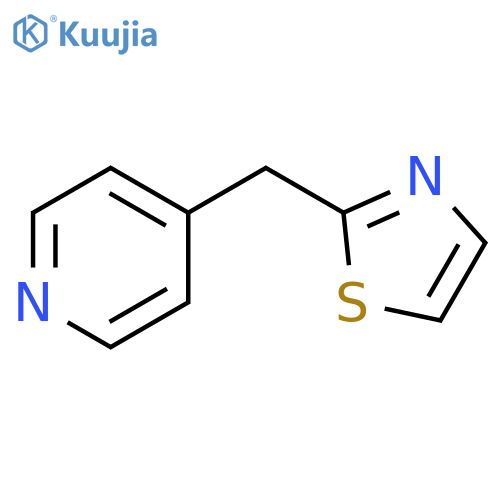 Pyridine, 4-(2-thiazolylmethyl)- structure