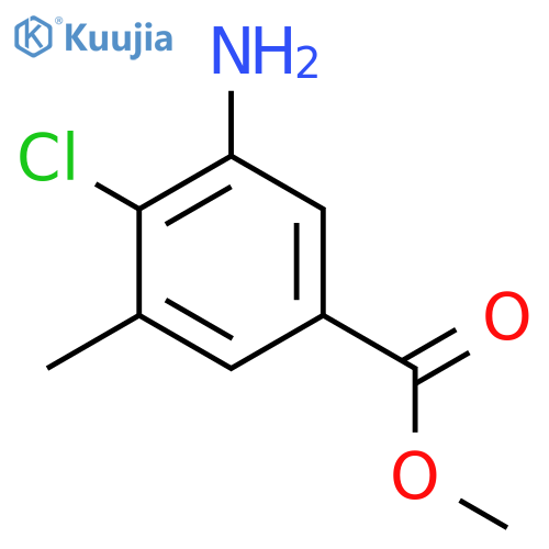 Methyl 3-amino-4-chloro-5-methylbenzoate structure