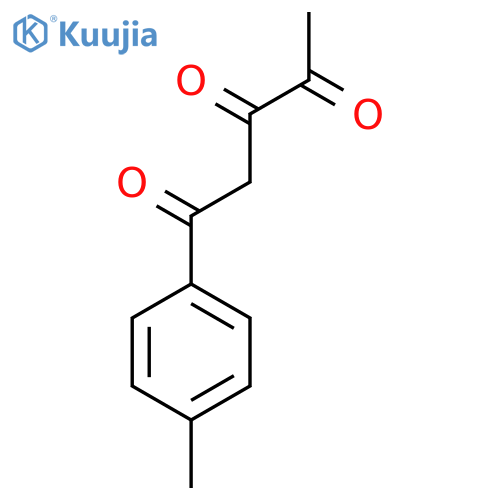 1-(4-methylphenyl)pentane-1,3,4-trione structure
