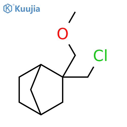 Bicyclo[2.2.1]heptane, 2-(chloromethyl)-2-(methoxymethyl)- structure