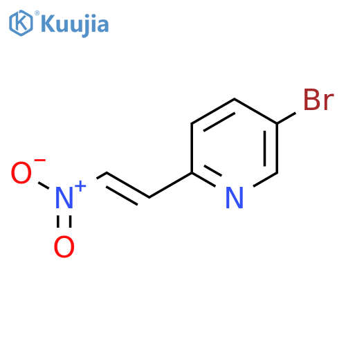 5-Bromo-2-(2-nitroethenyl)pyridine structure