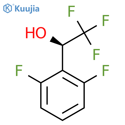 (1R)-1-(2,6-difluorophenyl)-2,2,2-trifluoroethan-1-ol structure