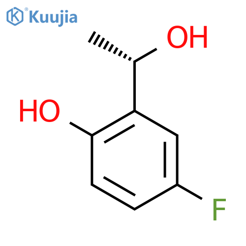 4-fluoro-2-(1S)-1-hydroxyethylphenol structure