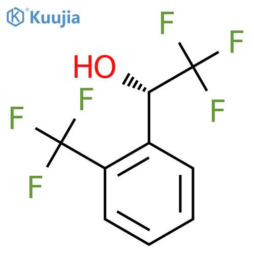 (1S)-2,2,2-trifluoro-1-2-(trifluoromethyl)phenylethan-1-ol structure