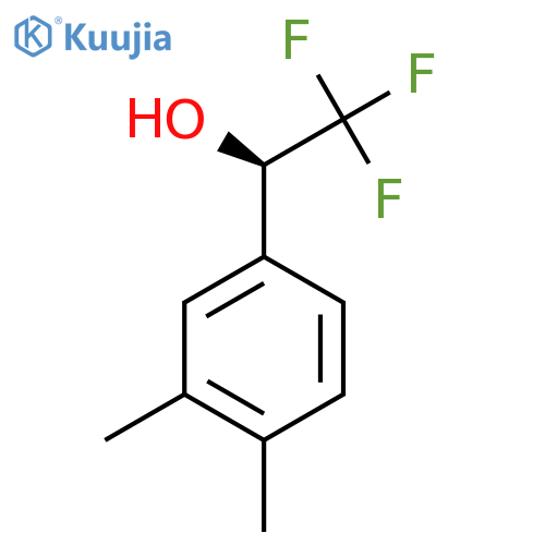 (1R)-1-(3,4-dimethylphenyl)-2,2,2-trifluoroethan-1-ol structure