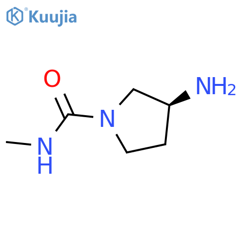 (3S)-3-amino-N-methylpyrrolidine-1-carboxamide structure