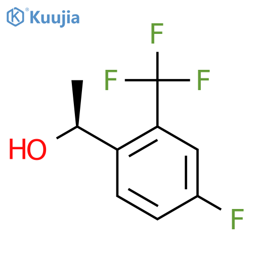 (1S)-1-4-fluoro-2-(trifluoromethyl)phenylethan-1-ol structure