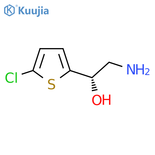 (1S)-2-Amino-1-(5-chlorothiophen-2-yl)ethan-1-ol structure