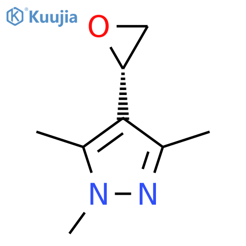 1,3,5-trimethyl-4-(2S)-oxiran-2-yl-1H-pyrazole structure