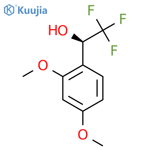 (1R)-1-(2,4-dimethoxyphenyl)-2,2,2-trifluoroethan-1-ol structure