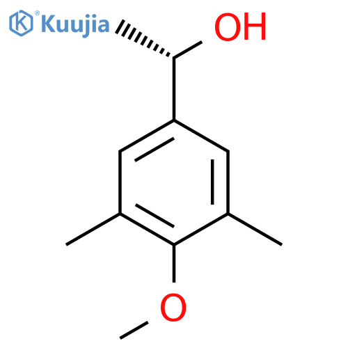 (1S)-1-(4-methoxy-3,5-dimethylphenyl)ethan-1-ol structure
