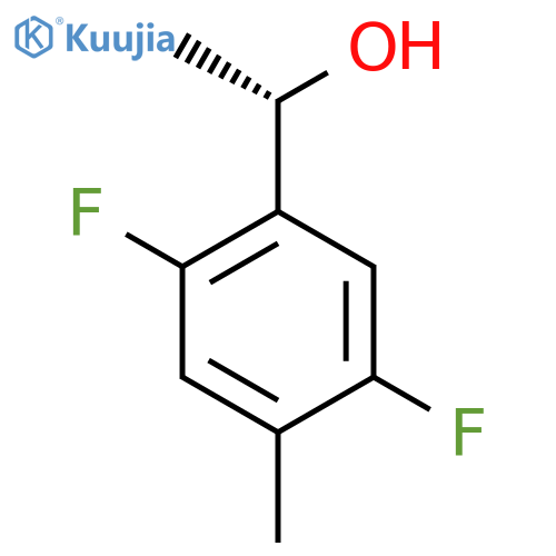 (1S)-1-(2,5-difluoro-4-methylphenyl)ethan-1-ol structure