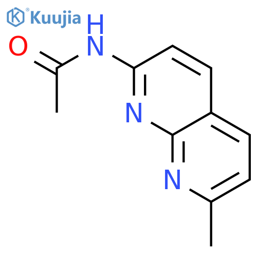 Acetamide, N-(7-methyl-1,8-naphthyridin-2-yl)- structure