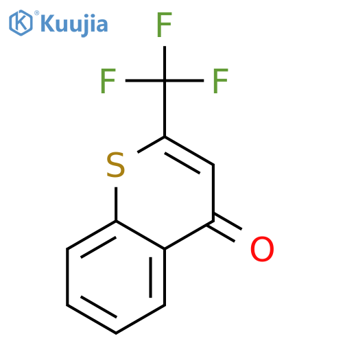 2-(Trifluoromethyl)-4H-1-benzothiopyran-4-one structure