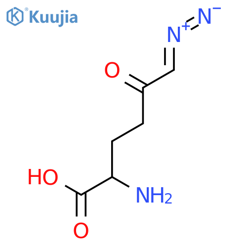 6-Diazo-5-oxo-L-nor-Leucine structure