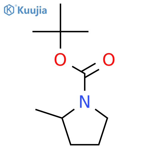 tert-butyl (2R)-2-methylpyrrolidine-1-carboxylate structure