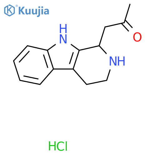 1-{1H,2H,3H,4H,9H-pyrido3,4-bindol-1-yl}propan-2-one hydrochloride structure