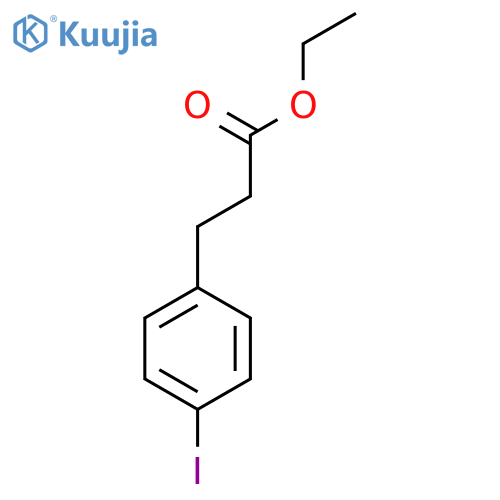 Ethyl 3-(4-iodophenyl)propanoate structure