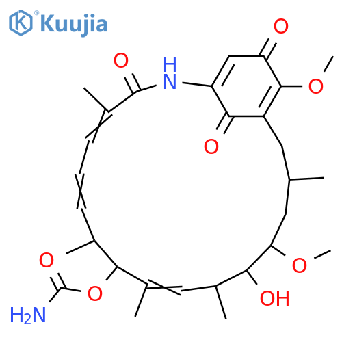 Geldanamycin; 6-Demethoxy, 6S-methyl structure