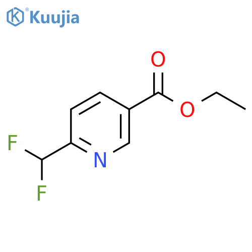 ethyl 6-(difluoromethyl)pyridine-3-carboxylate structure
