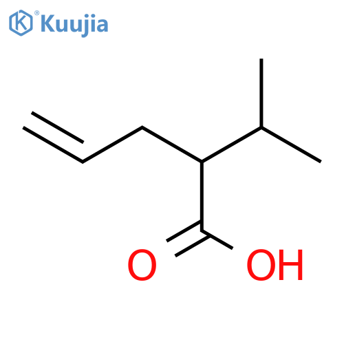 4-Pentenoic acid, 2-(1-methylethyl)- structure