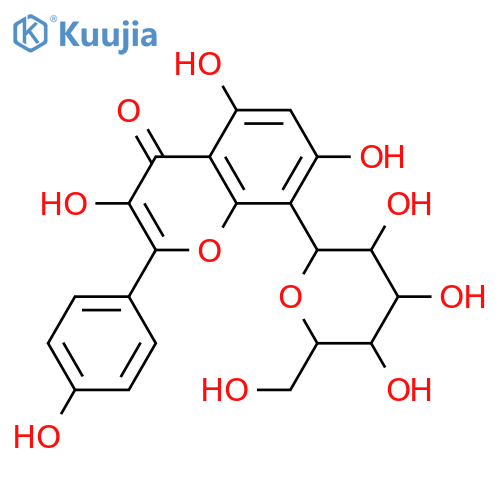 8-C-β-D-Galactopyranosyl-3,4',5,7-tetrahydroxyflavone structure